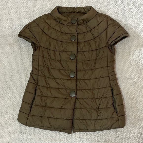 Fossil Cap Sleeve Jacket Vest Size Medium - Picture 1 of 7